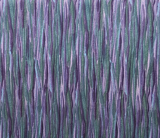 EOB - Renderings by Hoffman International Fabrics - Purple, Lavender, Green, Blue Striated Vertical Stripe (Parallel to Selvage) Fabric