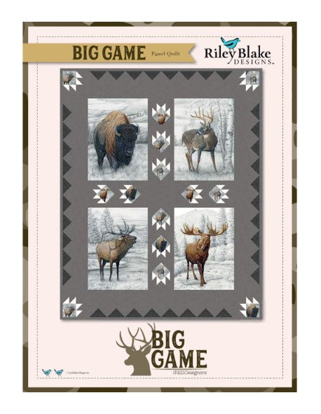 FREE PATTERN - Big Game Pillow Panel Quilt by Riley Blake Designs
