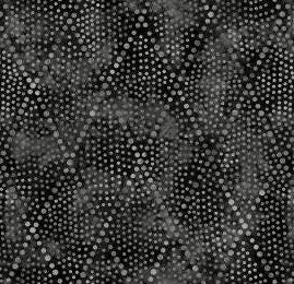 Wilmington Prints Essentials - Diamond Dots - Black Fabric / Gray Pattern - 108" Wide Backing Fabric - BY THE YARD
