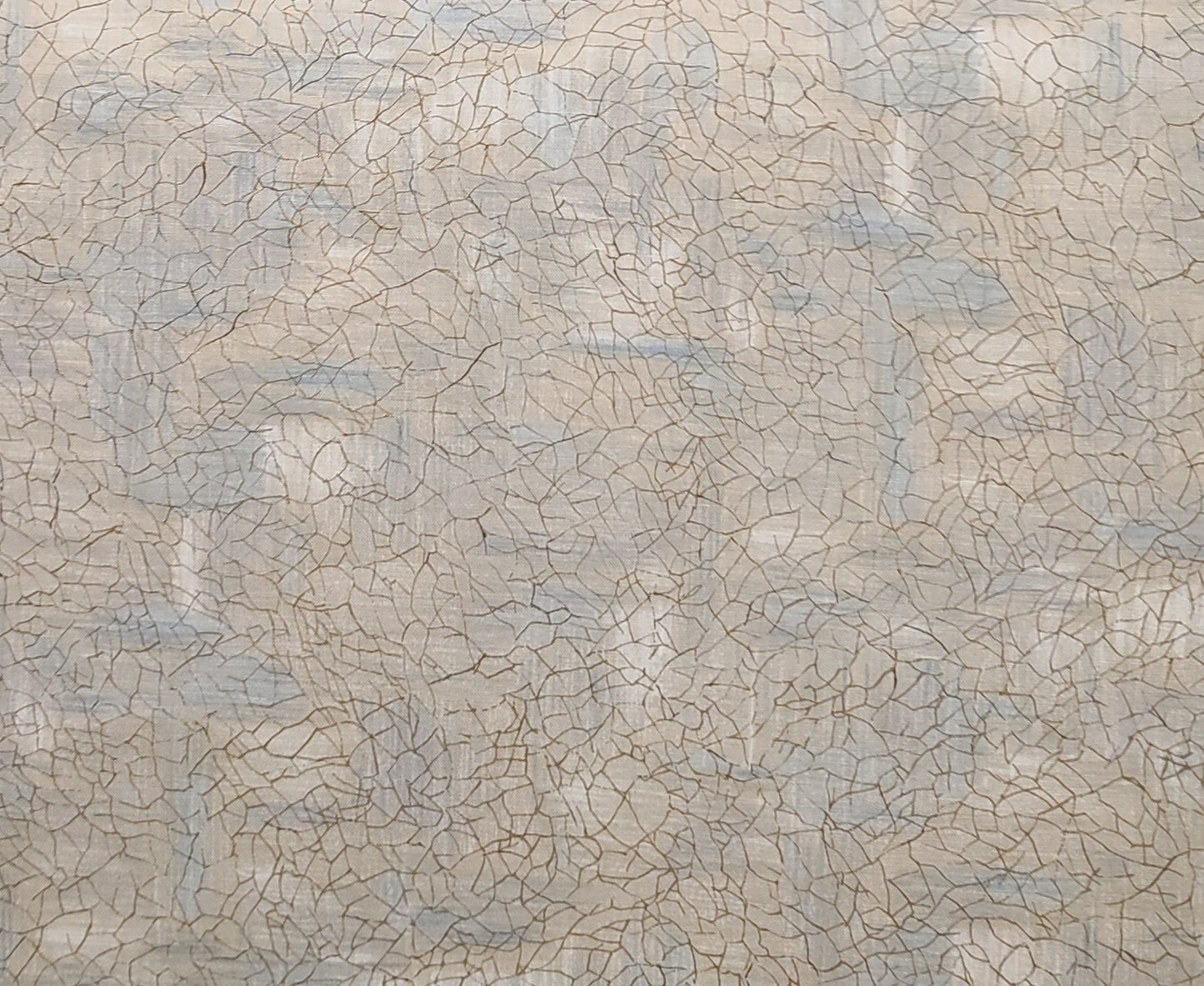 Essentials by Hoffman International Fabrics - Mushroom, Tan, Cream, Blue Tonal Fabric / Brown "Crackle" Print