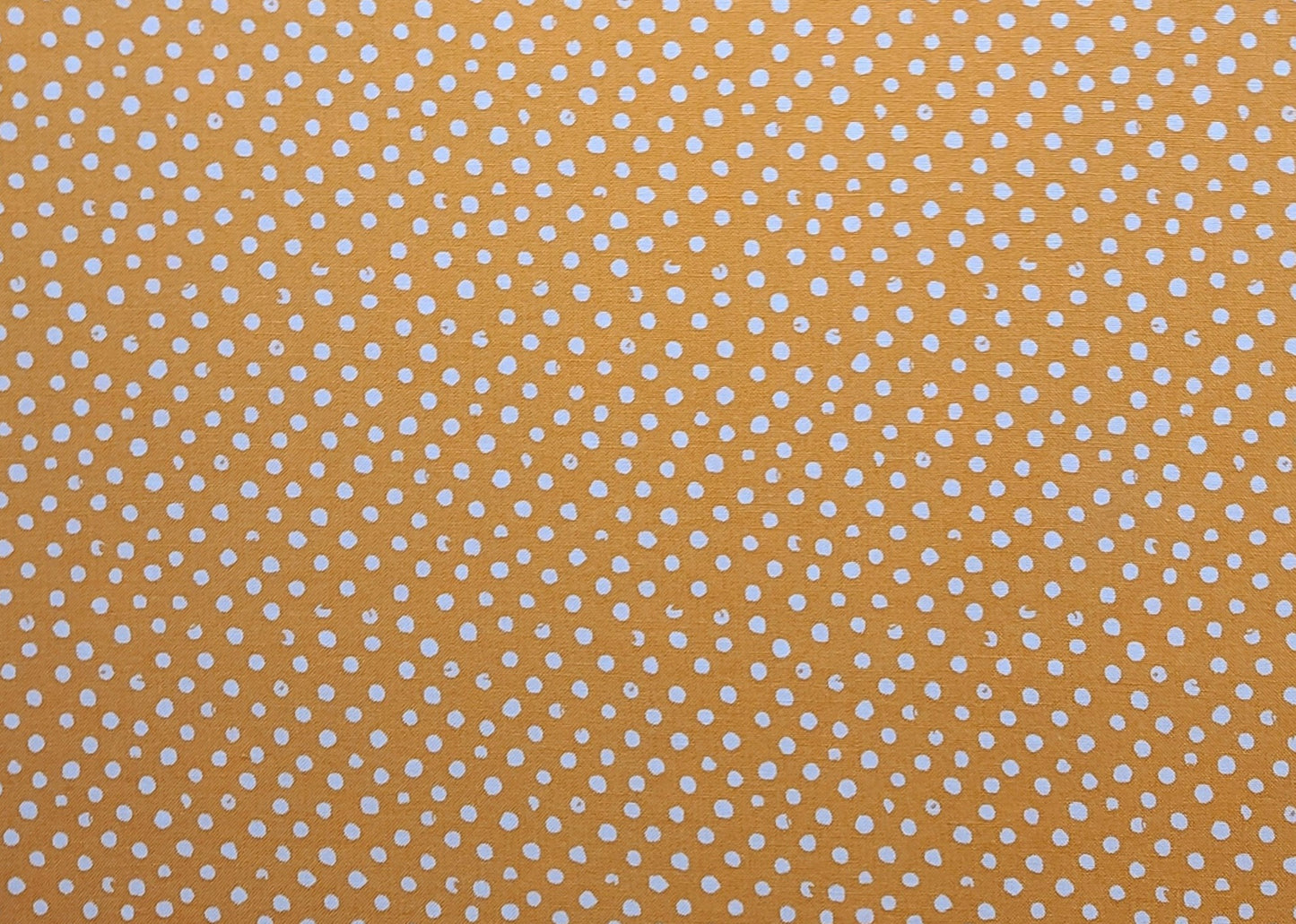 EOB - Dear Stella Design PATT#STELLA - Orange Fabric / Cream Spots