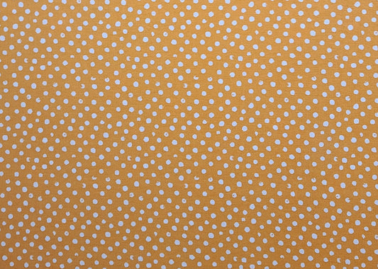 EOB - Dear Stella Design PATT#STELLA - Orange Fabric / Cream Spots