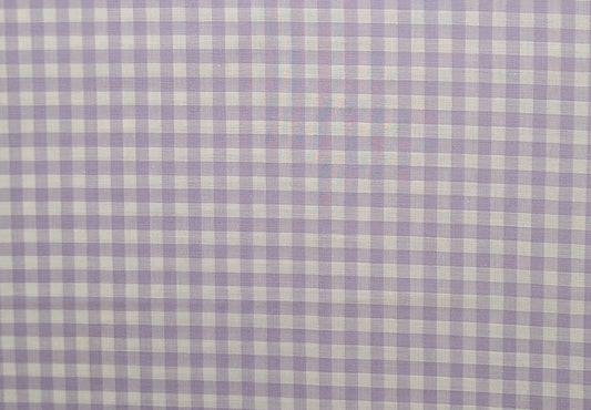 EOB - Vintage 36" WIDE Lavender and White Gingham Fabric