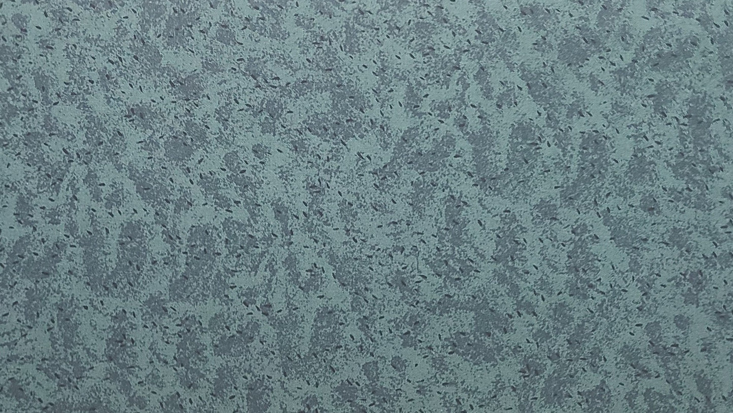 EOB - Mumms the Word by Debbie Mumm for SSI - Dark Blue/Green Tonal Fabric / Black Fleck Print