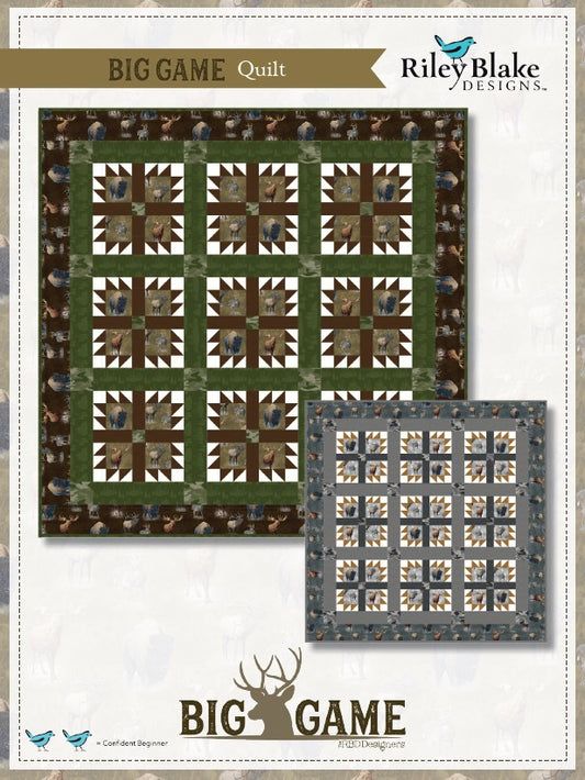 FREE PATTERN - Big Game Quilt by Riley Blake Designs