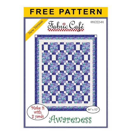 FREE PATTERN - Fabric Cafe - Awareness