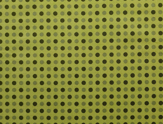 Holly Holderman LH10017 Tonal Dots Lakehouse Dry Goods - Bright Green Fabric / Tonal Dot Print