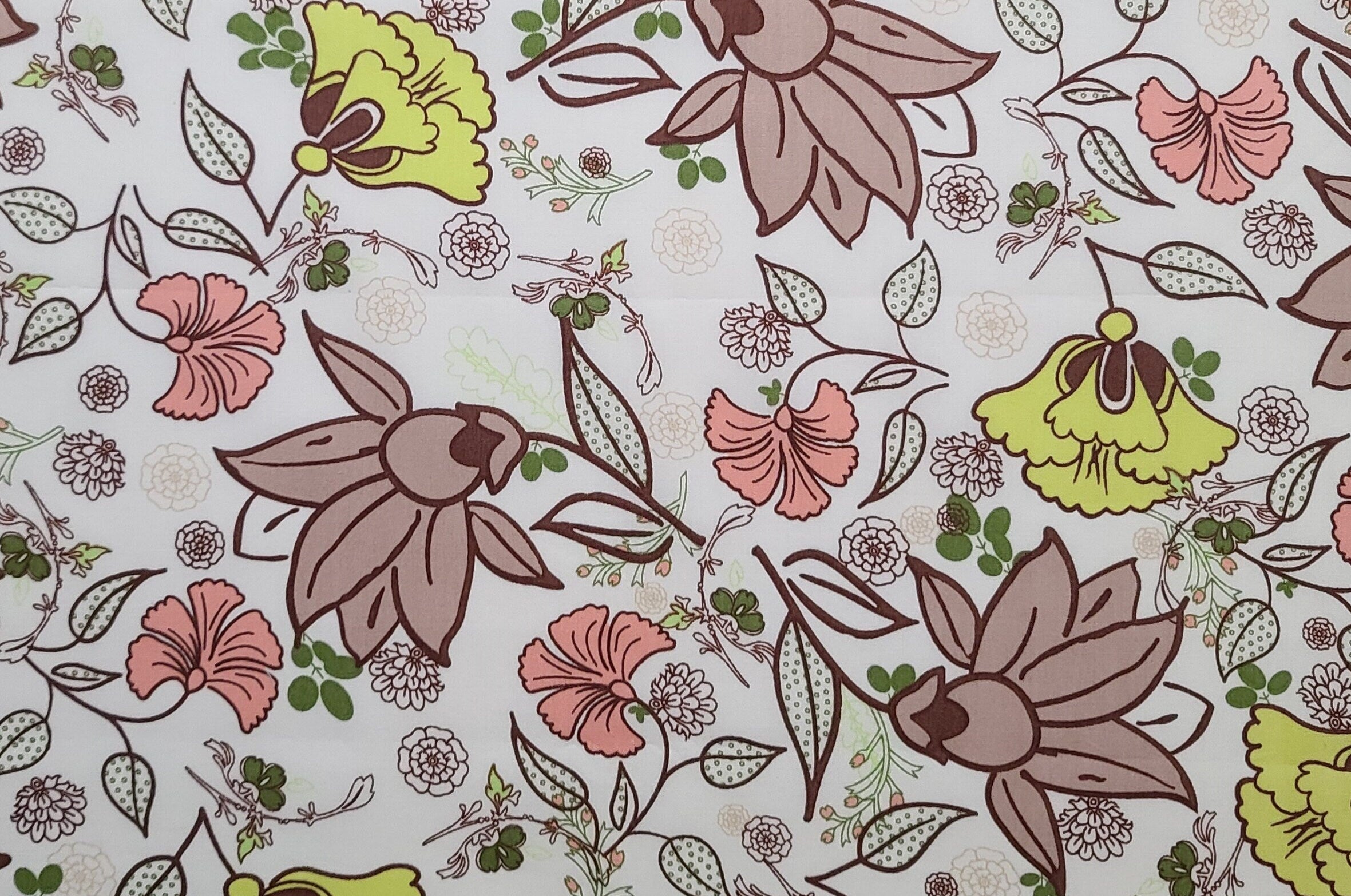 Botanica Collection Art Gallery Fabrics - White Fabric / Chartreuse, C ...