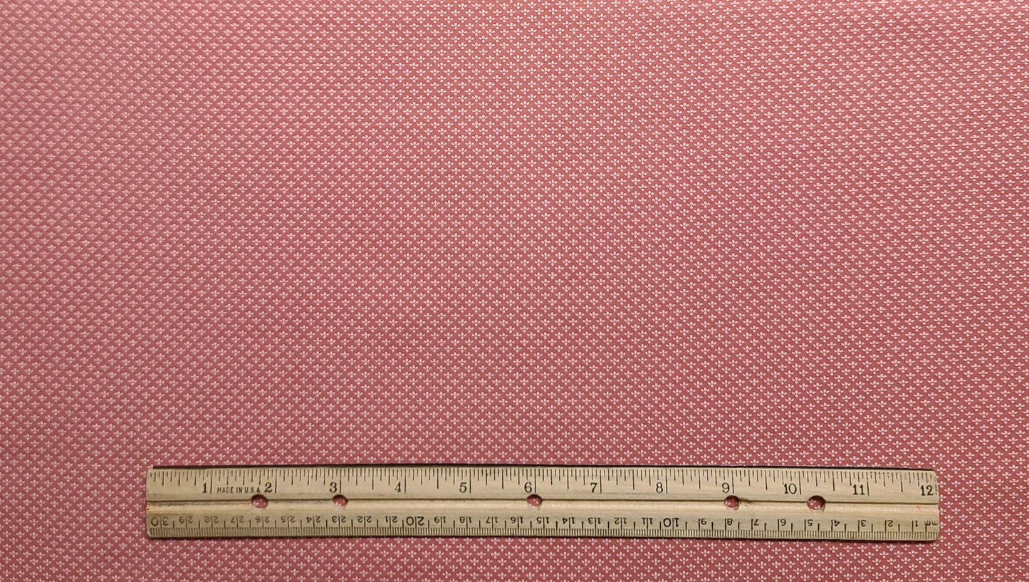 EOB - Springs Industries - Pink Fabric / White Dot Pattern