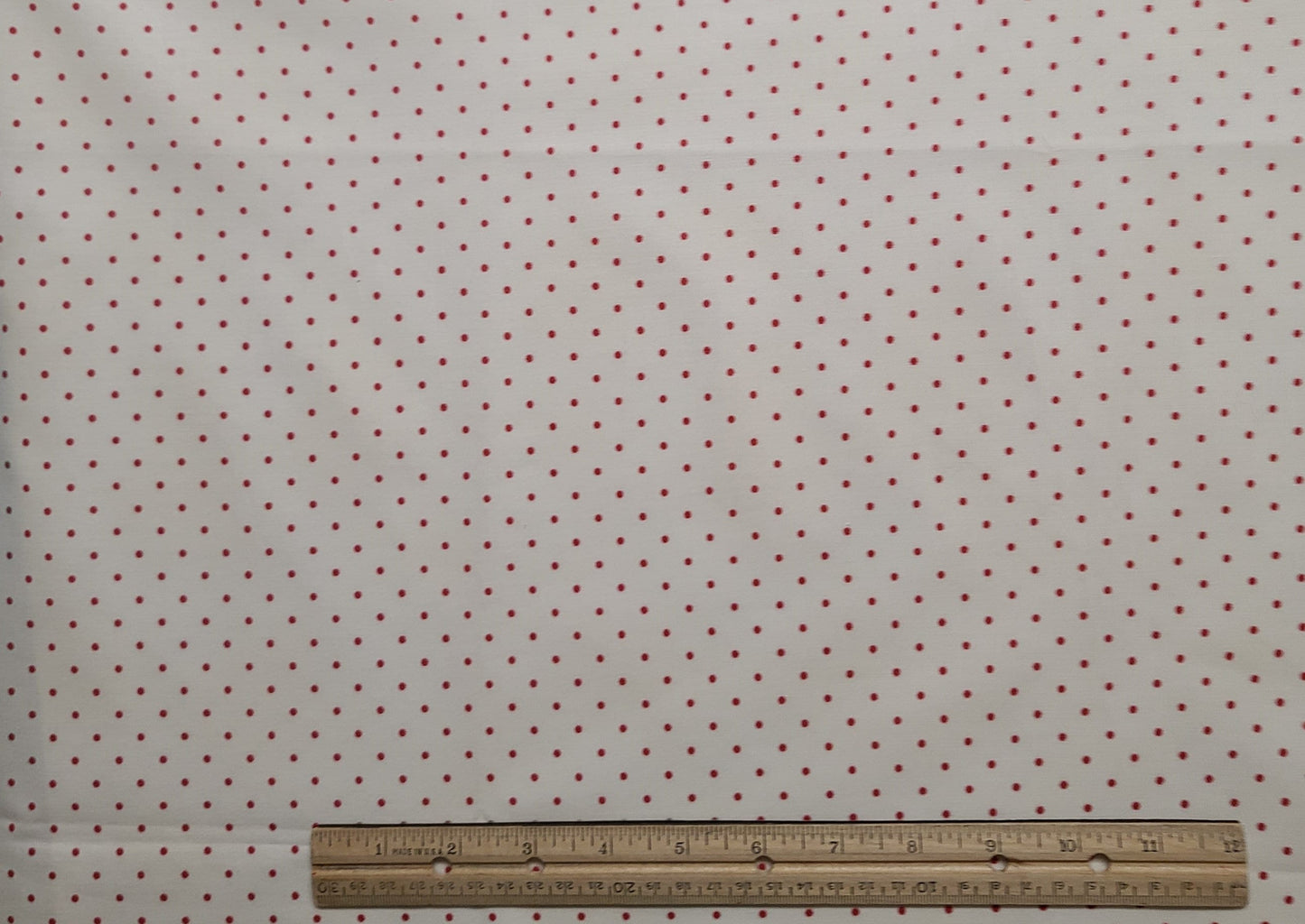 Robyn Pandolph Home Essentials for RJR Fabrics - White Fabric / Dark Pink Polka Dot Print