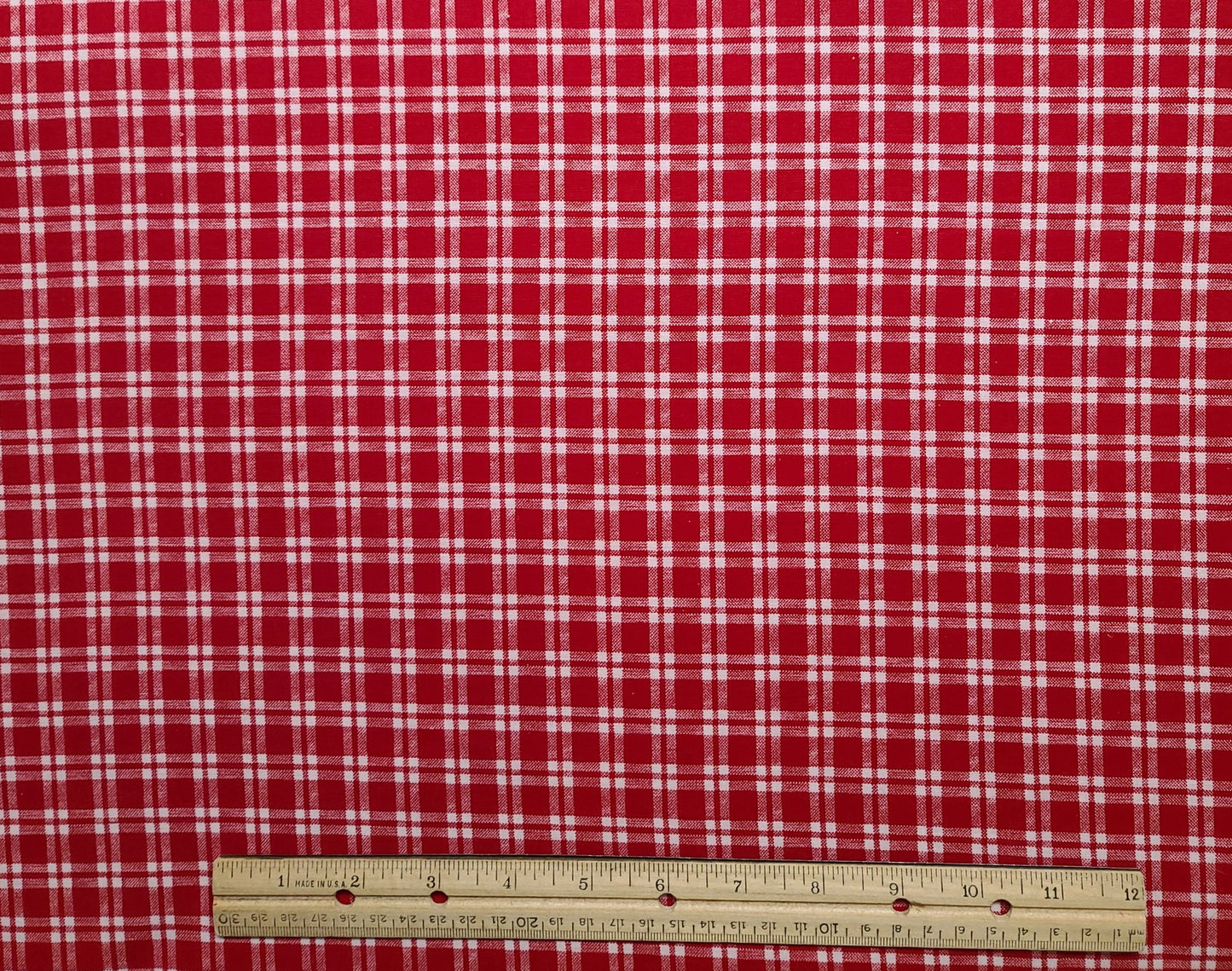 EOB - The Kesslers for Concord Fabrics - Red and White Plaid Fabric