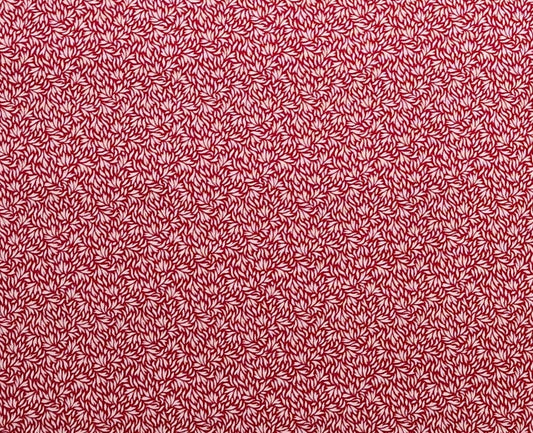 1989 NTT Inc - Red and White Print Fabric