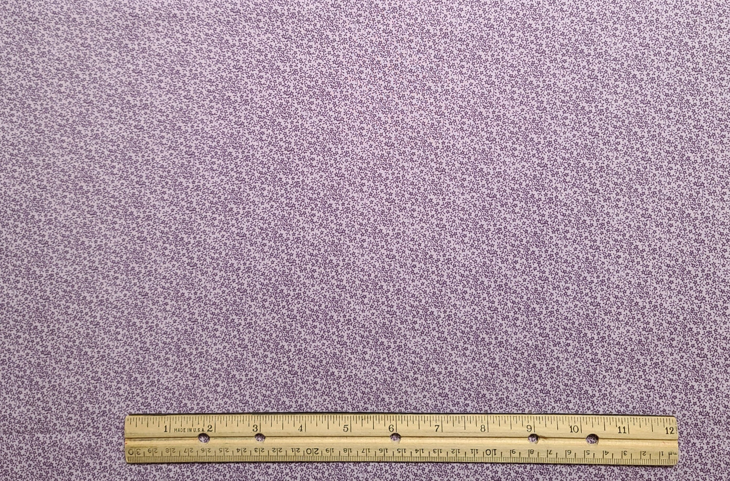 Concord Fabrics Inc Designed by the Kesslers - Lavender Fabric / Purple Tiny Flower Print