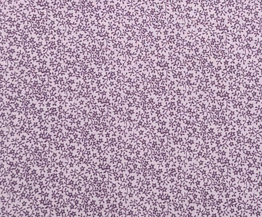 Concord Fabrics Inc Designed by the Kesslers - Lavender Fabric / Purple Tiny Flower Print