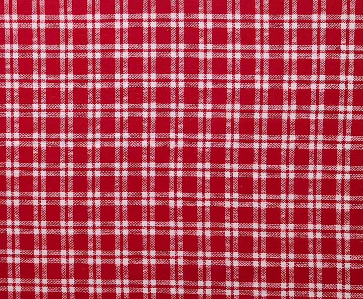 EOB - The Kesslers for Concord Fabrics - Red and White Plaid Fabric