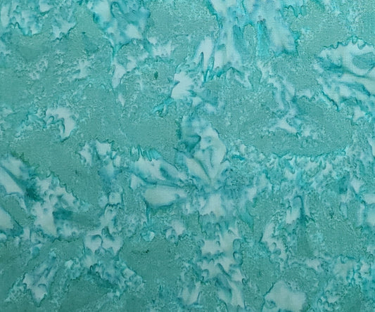 BATIK - Turquoise Tonal Patterned Fabric