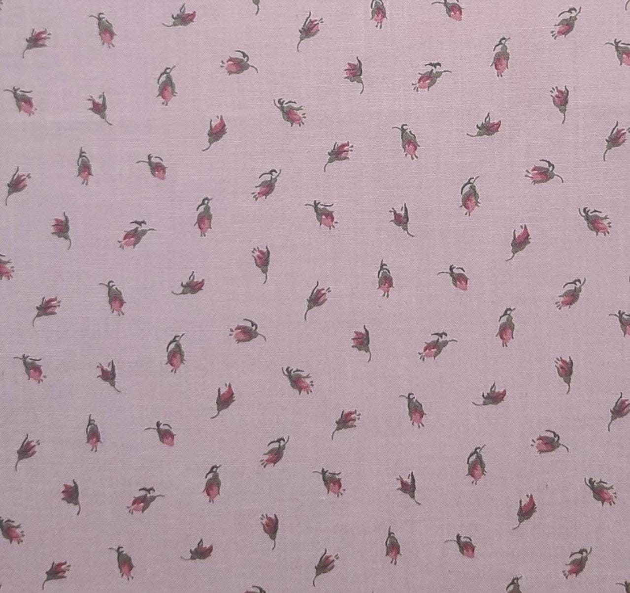 EOB - Wamsutta OTC - Lavender Fabric / Tossed Rosebud Print