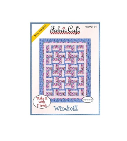 Fabric Cafe - 3-Yard Quilt Pattern - Windmill