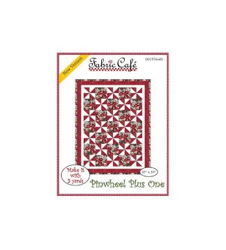 Fabric Cafe - 3-Yard Quilt Pattern - Pinwheel Plus One