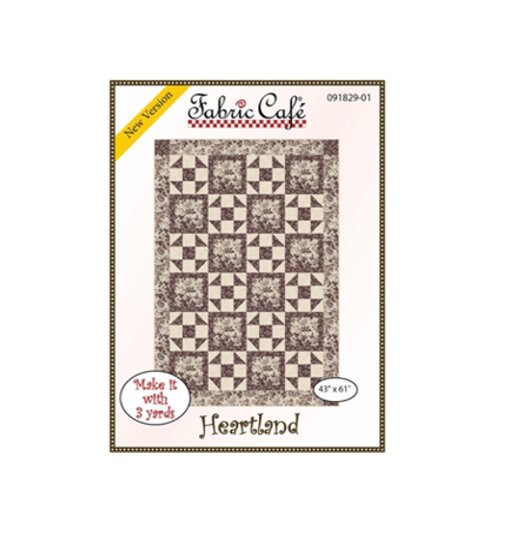 Fabric Cafe - 3-Yard Quilt Pattern - Heartland