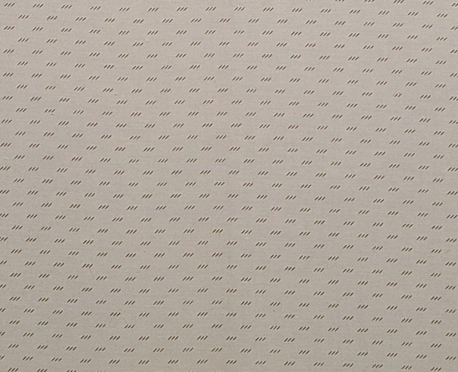 1988 Pattern Rights Inc - Cream Fabric / Gold "Stitch" Pattern