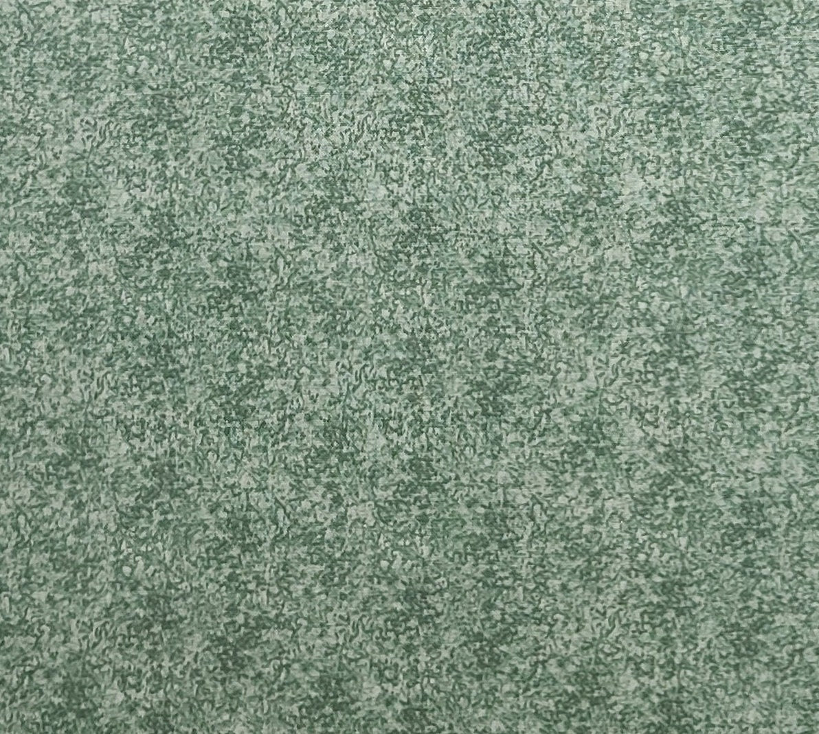 Green and White Tonal Fabric - Selvage to Selvage Print