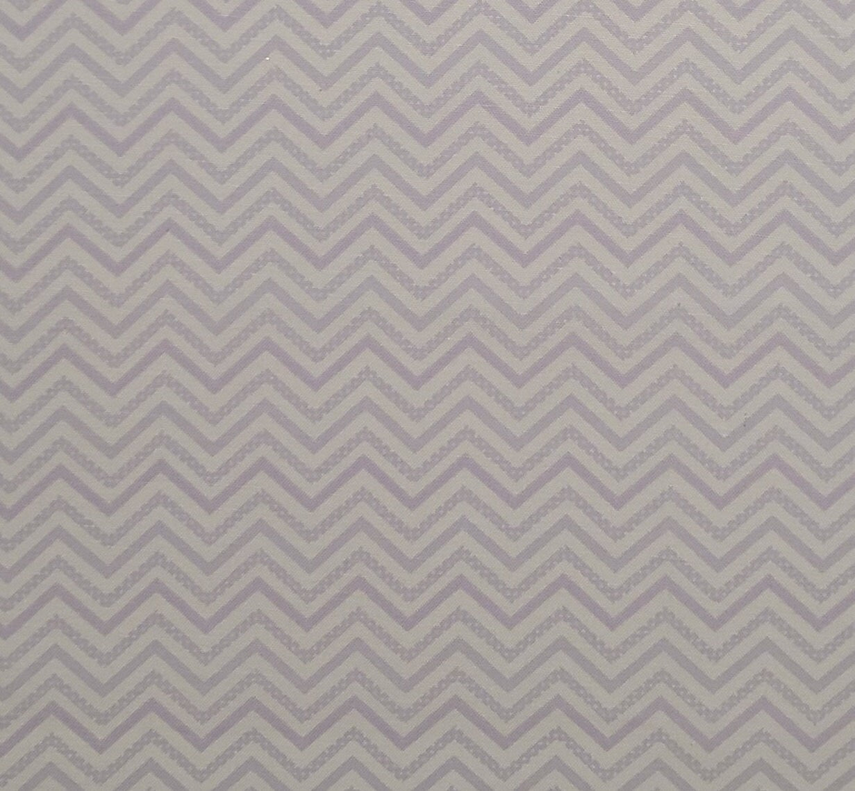 JoAnn Fabrics - White and Lavender Chevron Print Fabric