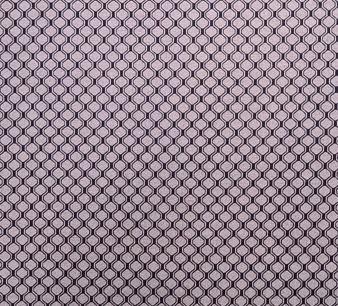 Basics Gray Matters by P&B Textiles DSN#26800 - Puce and Black Keyhole Print Fabric