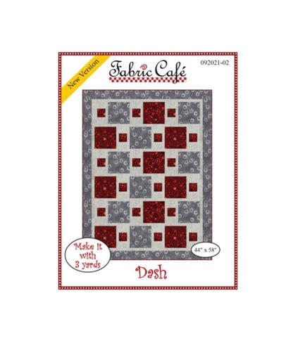 Fabric Cafe - 3-Yard Quilt Pattern - Dash