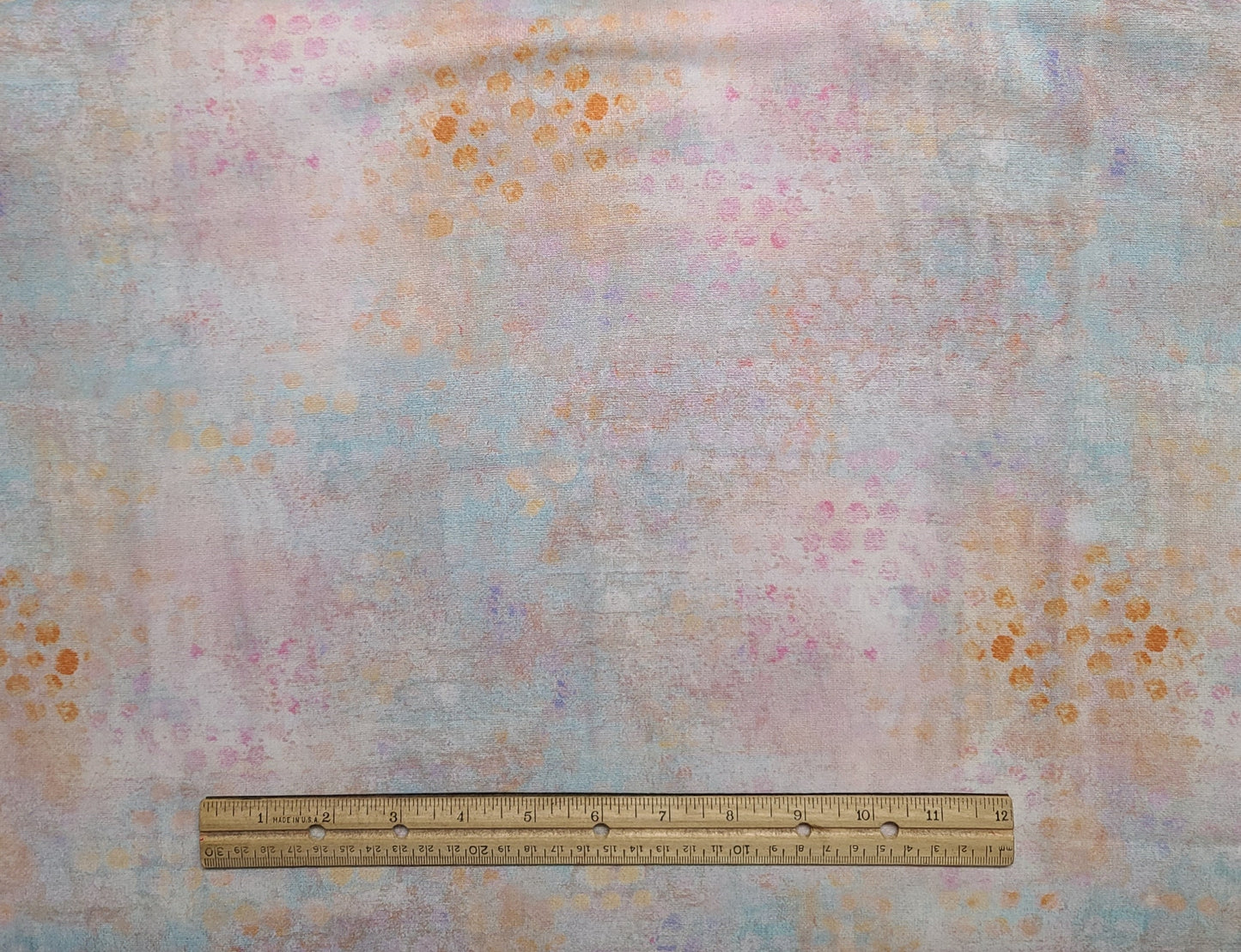 EOB - Wander Blossoms by Danielle Donaldson for P&B Textiles - Pink, Orange, Blue Pastel Tonal Blender Fabric