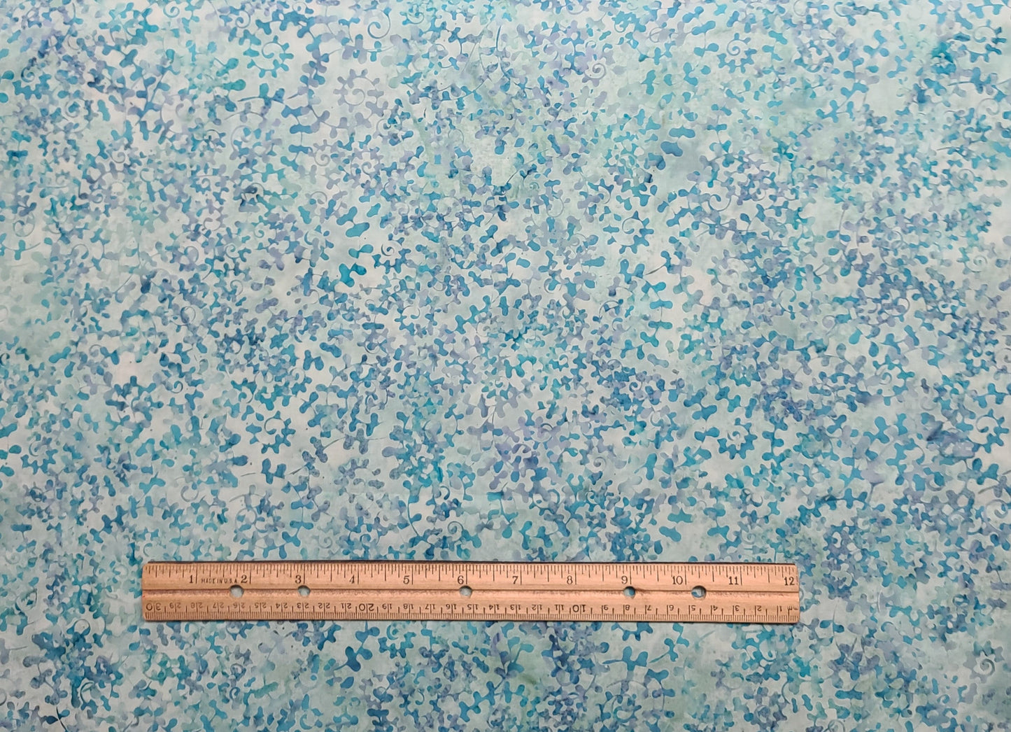 EOB - BATIK - Pale Mint, Aqua, Seafoam, Teal Patterned Fabric