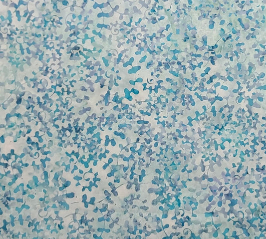 EOB - BATIK - Pale Mint, Aqua, Seafoam, Teal Patterned Fabric