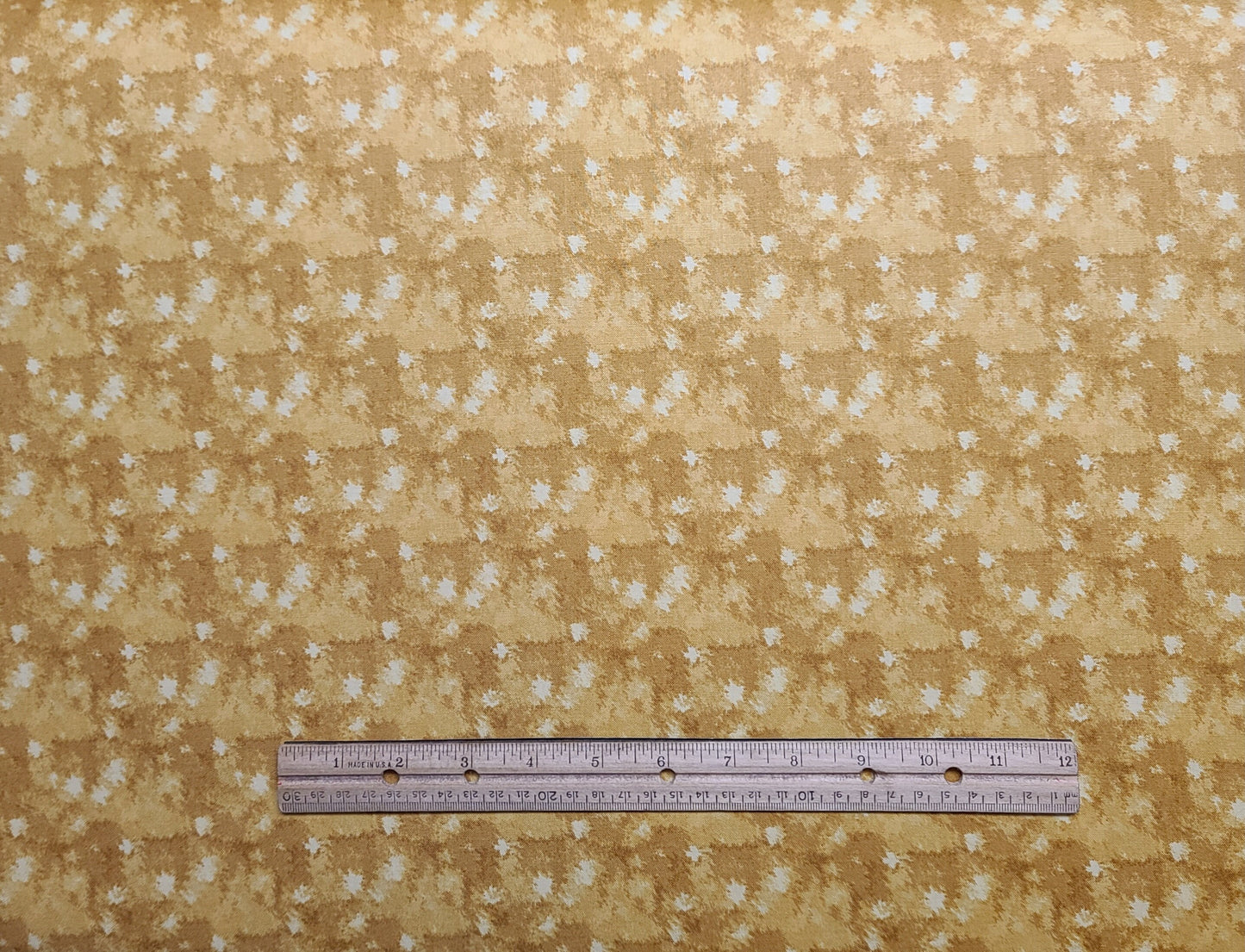 Jamie Kalvestran MHS Licensing Quilting Treasures - Gold Tonal Blender Fabric