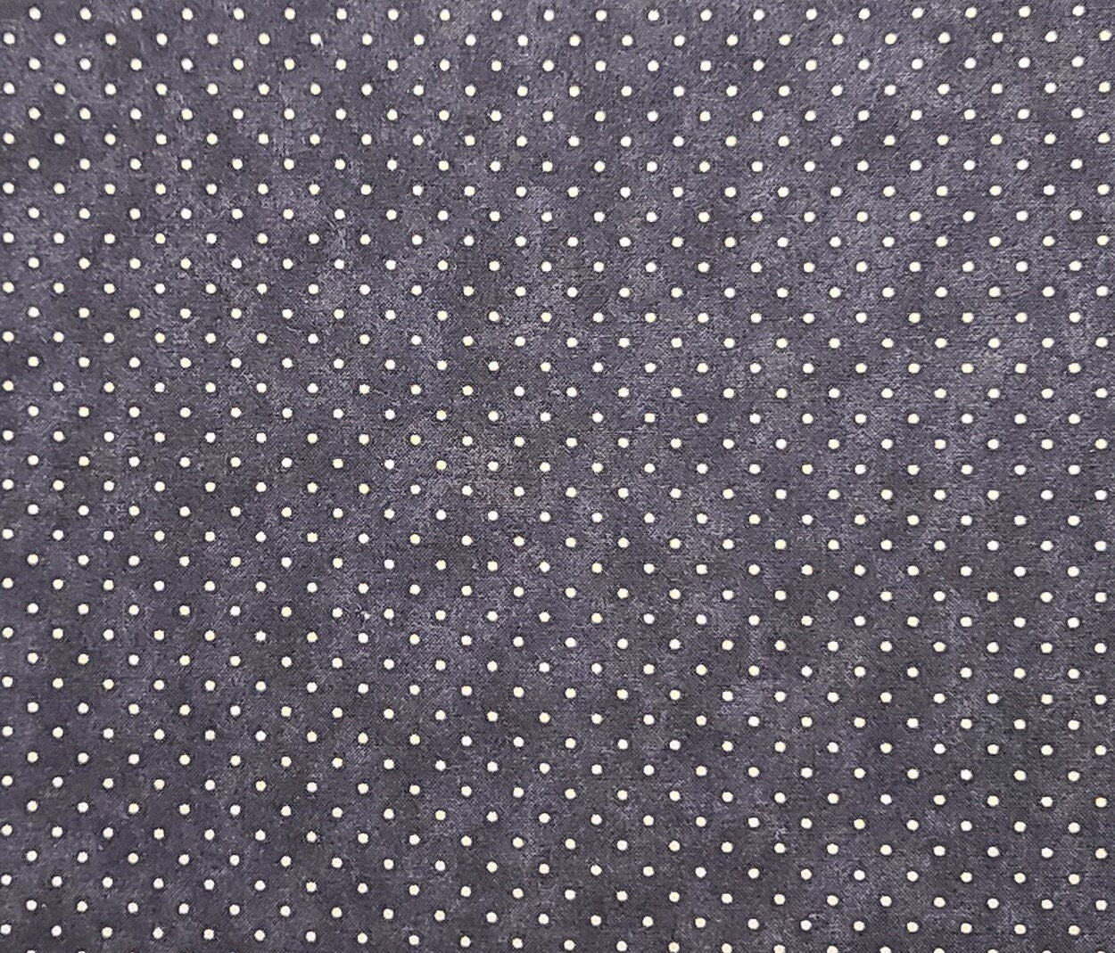 Essential Dots by Moda Stock #8654 - Black and Gray Tonal Fabric / Cream Pin Dot Print