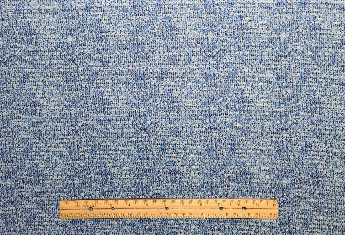 Blue, White, Black, Lavender Tonal Blender Fabric