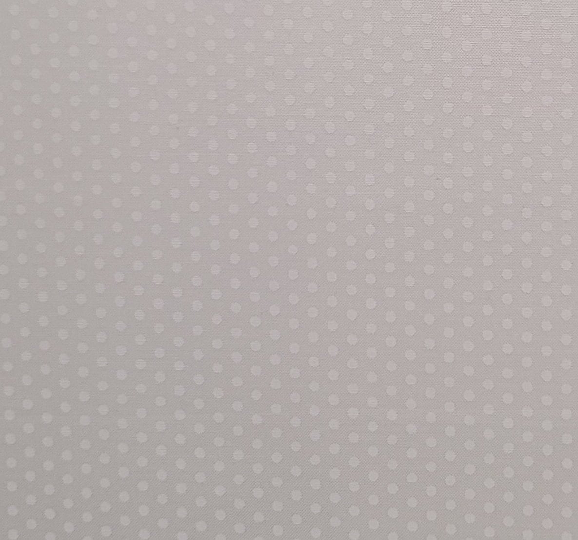 EOB - Design #12873 Studio RK for Robert Kaufman - White Fabric / White Polka Dot Print