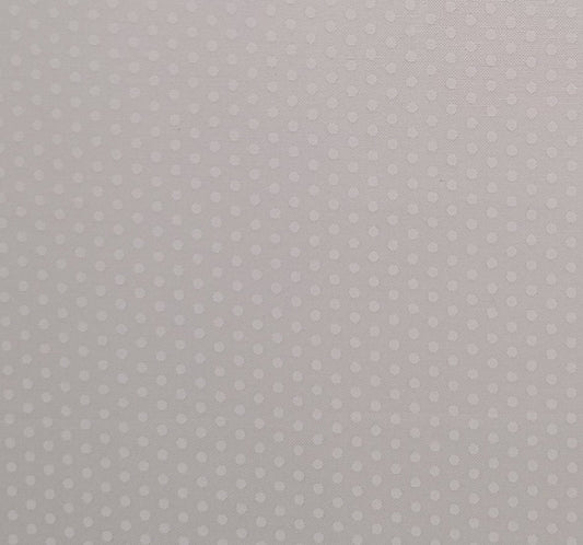 EOB - Design #12873 Studio RK for Robert Kaufman - White Fabric / White Polka Dot Print