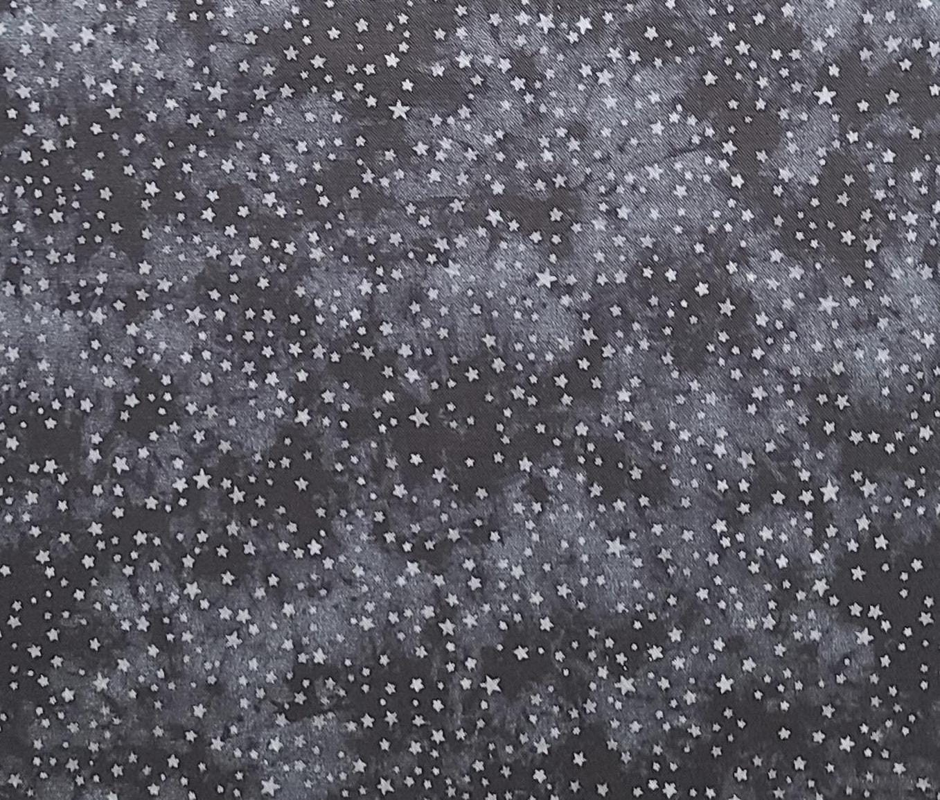 Spooky Hallow by Maywood Studio - Charcoal Tonal Fabric / Gray Star