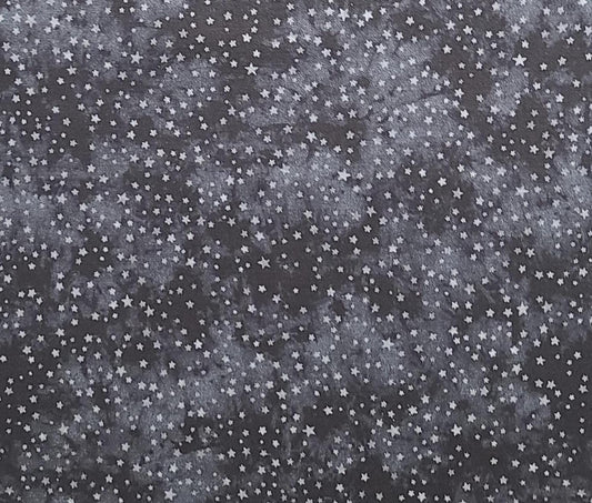 Spooky Hallow by Maywood Studio - Charcoal Tonal Fabric / Gray Star