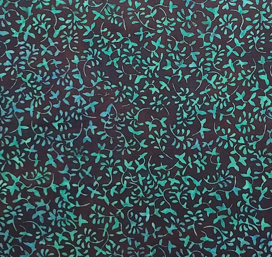 EOB - BATIK - Dark Blue Fabric / Teal Tjap