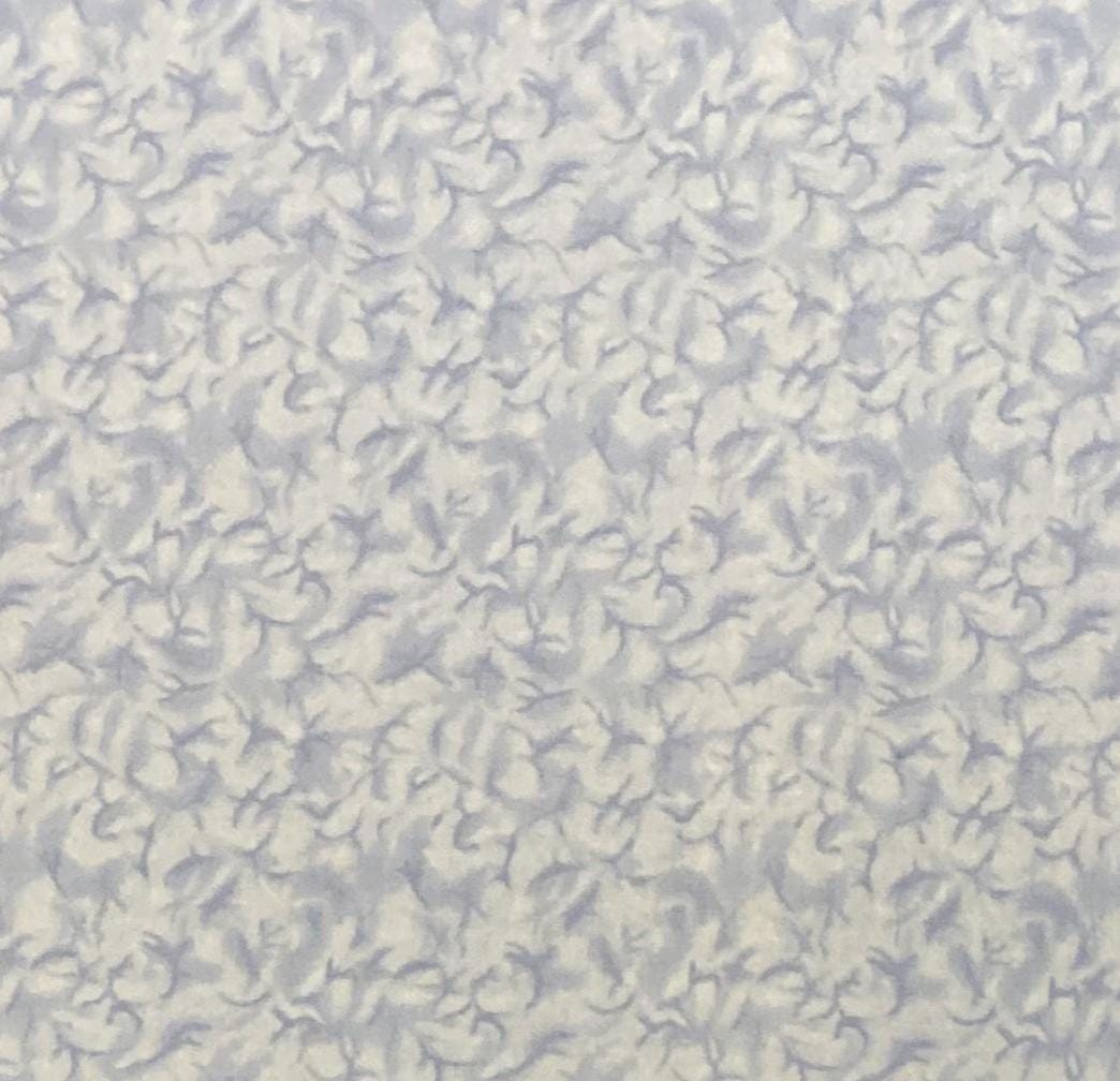 Heaven on Earth #2764 Ro Gregg - Quest for a Cure Northcott - Blue Tone-on-Tone Fabric - 20" x 35" (No Selvage)