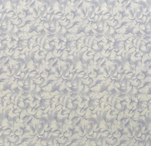 Heaven on Earth #2764 Ro Gregg - Quest for a Cure Northcott - Blue Tone-on-Tone Fabric - 20" x 35" (No Selvage)