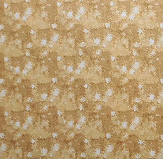 Jamie Kalvestran MHS Licensing Quilting Treasures - Gold Tonal Blender Fabric