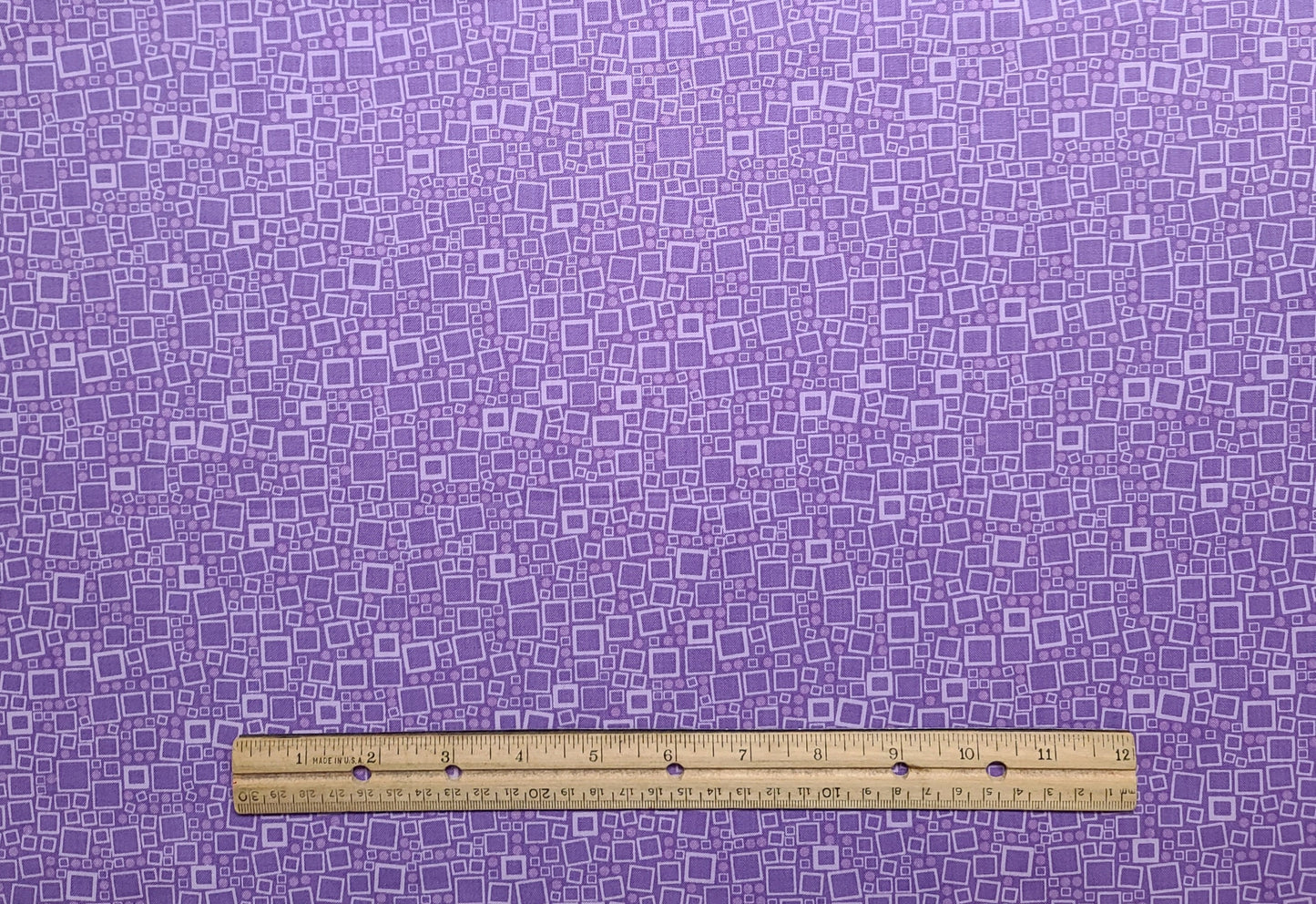 EOB - Poppy Panache by Ann Lauer of Grizzly Gulch Gallery Benartex - Light Purple, Lavender, Orchid Geometric Print Fabric