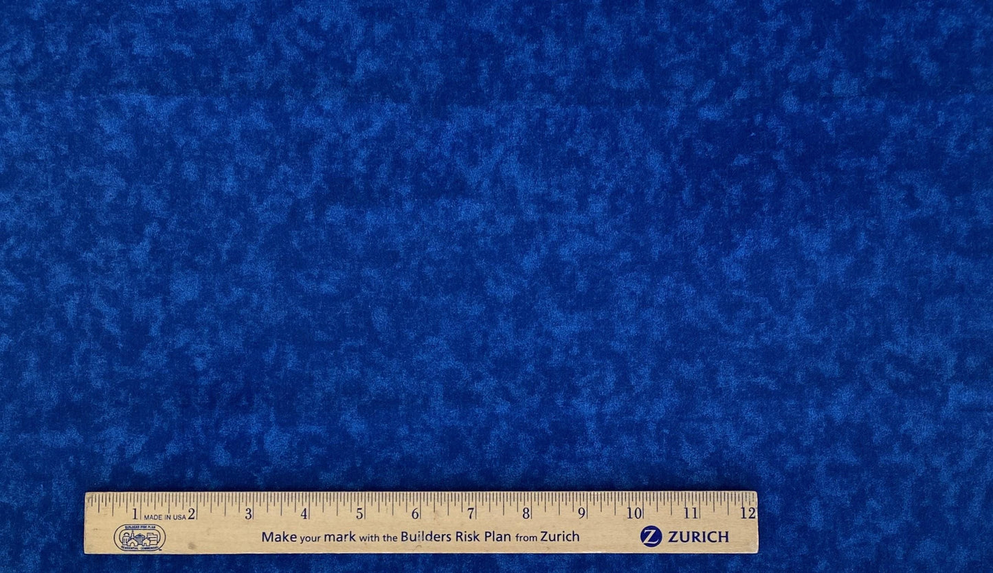 EOB - Royal and Medium Blue Tonal Fabric