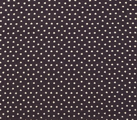 EOB - Marcus Brothers Textiles - Dark Navy Fabric / White Star Print