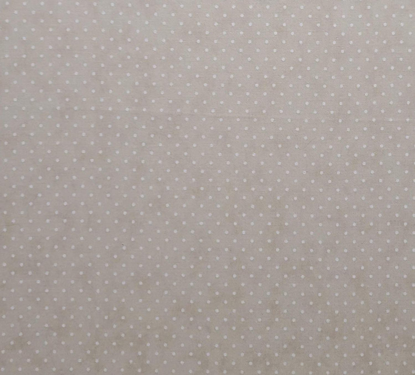 Essential Dots by Moda - Tan Tonal Fabric / White Dot Print