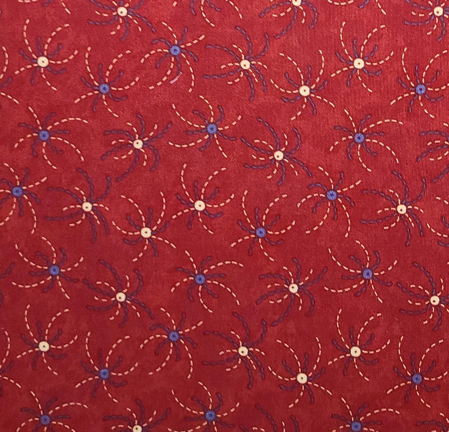 Sweet Land of Liberty by Sandi Gervais for Moda - Red Fabric / Blue and White Fireworks Print