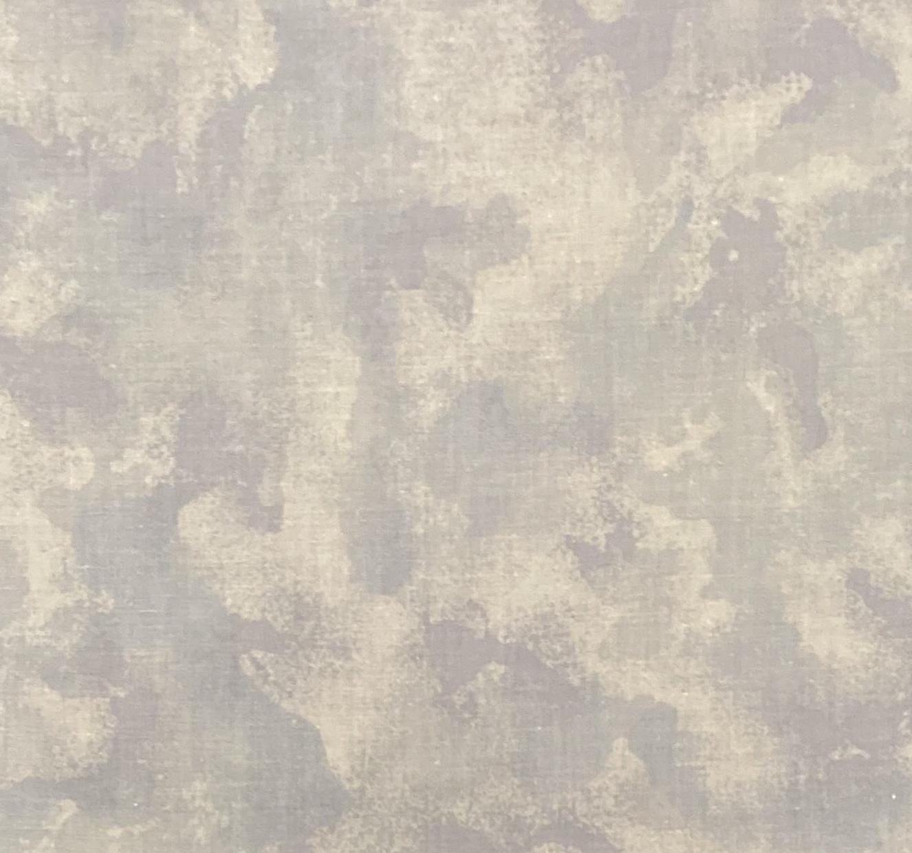 EOB - Light Gray, Soft White, Periwinkle, Pale Camo Style Fabric - Selvage to Selvage Print