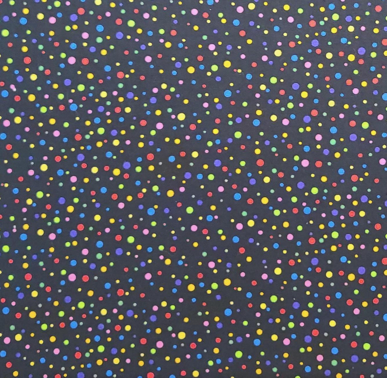 Fabric Traditions 2005 - Black Fabric / Bright Pastel Dot Print